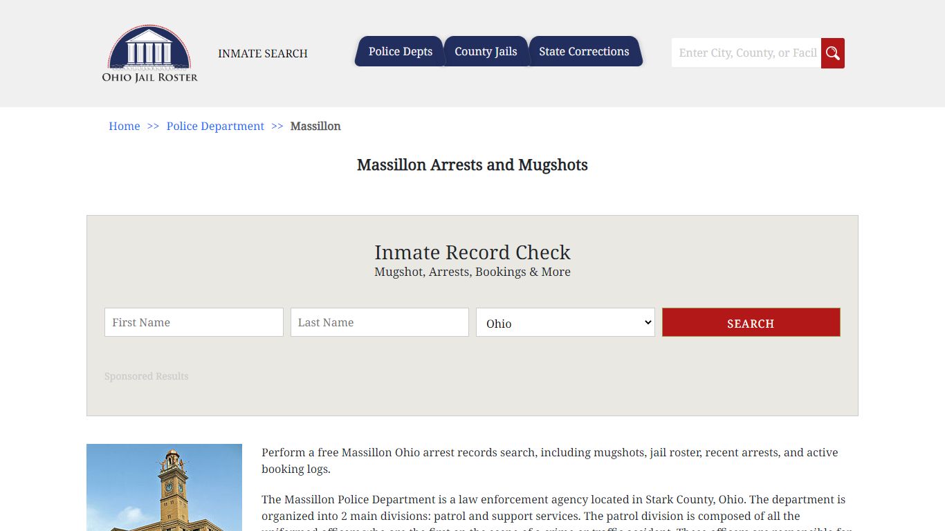 Massillon Arrests and Mugshots | Jail Roster Search